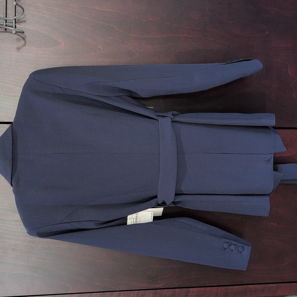 Good American Belted Blazer Navy 2 - Picture 4 of 8